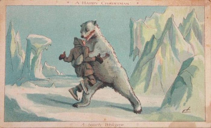 Weird And Creepy Christmas Cards From The Victorian Era (57 pics)