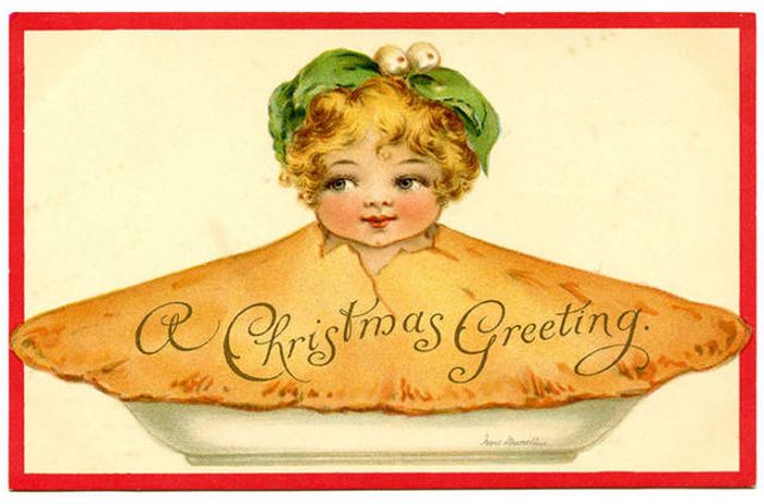 Weird And Creepy Christmas Cards From The Victorian Era (57 pics)