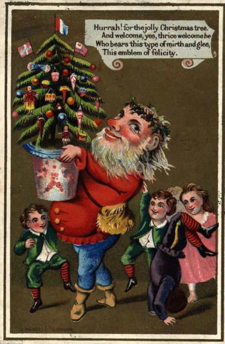 Weird And Creepy Christmas Cards From The Victorian Era (57 pics)