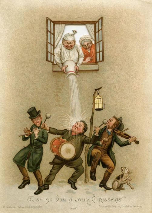 Weird And Creepy Christmas Cards From The Victorian Era (57 pics)