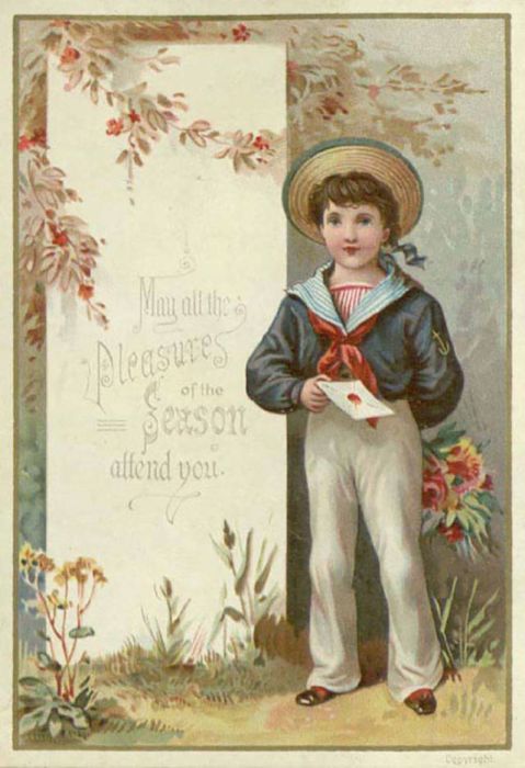 Weird And Creepy Christmas Cards From The Victorian Era (57 pics)