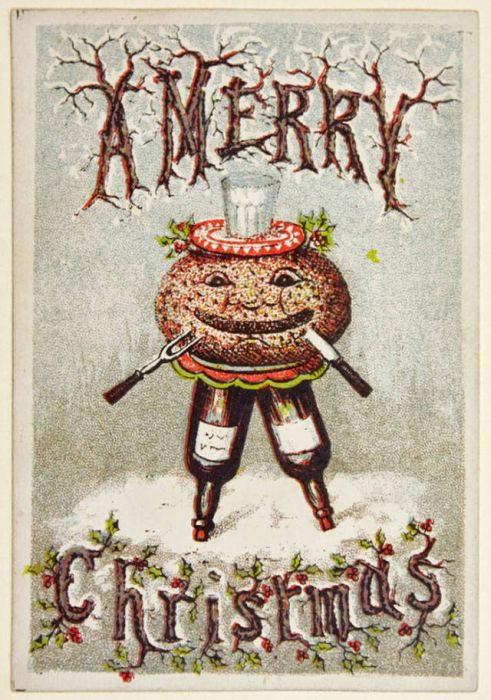 Weird And Creepy Christmas Cards From The Victorian Era (57 pics)