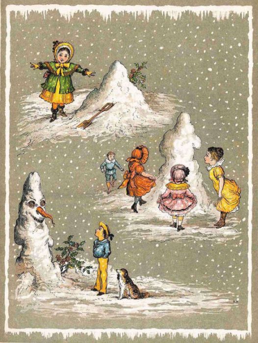 Weird And Creepy Christmas Cards From The Victorian Era (57 pics)