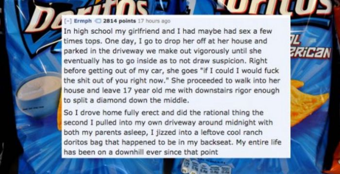 People Reveal Desperate Things They Did Because They Were Horny (17 pics)