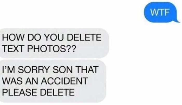 Guy Retaliates In The Best Way After Getting A Dick Pic From His Dad (10 pics)