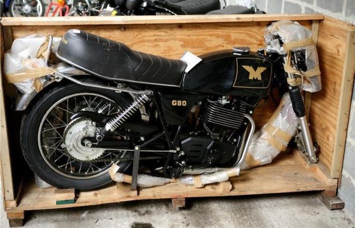 Time Capsule Of British Motorcycles Discovered In Belgium (16 pics)