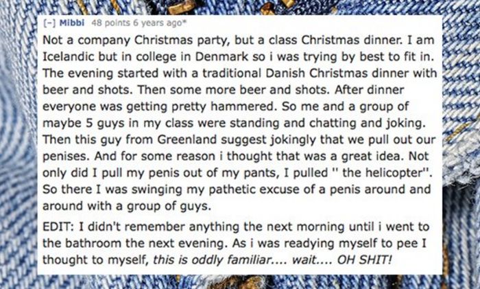 12 Extremely Embarrassing Company Christmas Party Stories (12 pics)