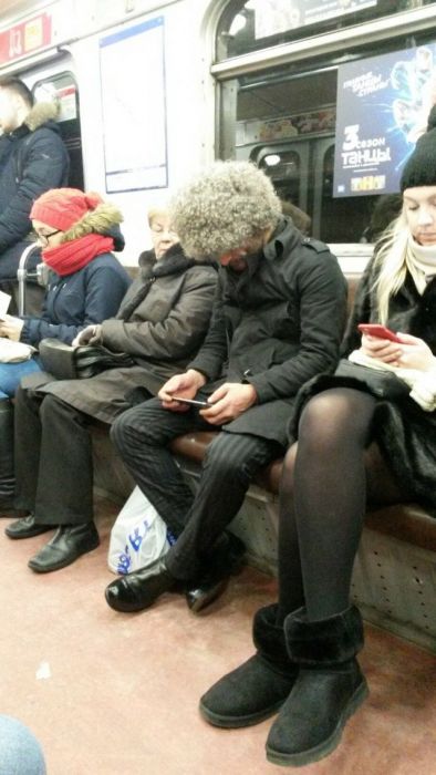 You Can See Some Strange Things While Riding The Subway In Russia (32 pics)