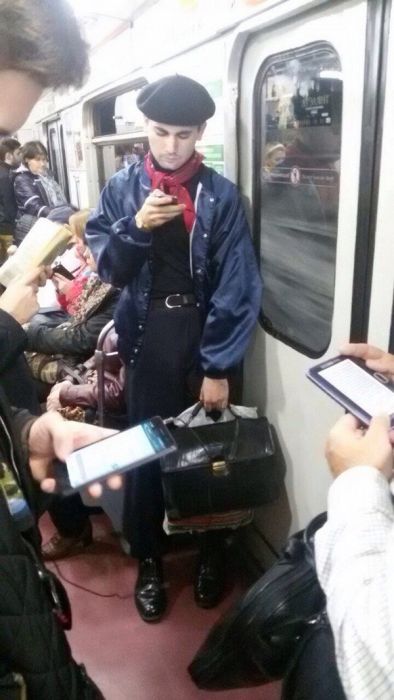 You Can See Some Strange Things While Riding The Subway In Russia (32 pics)