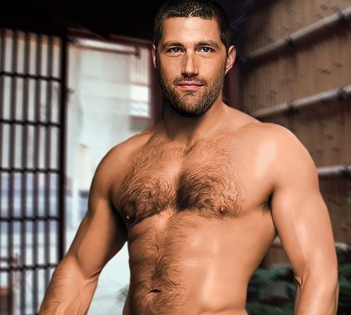 Nude Male Model Hairy