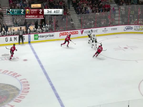 Its Strange How These Hockey Players Are Still Not Used To Getting Hit With The Puck