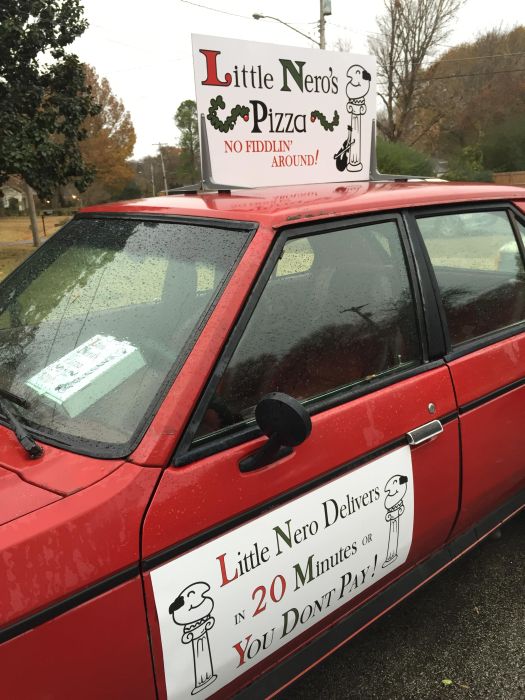 Fans Recreate The Little Nero's Pizza Car From Home Alone (13 pics)