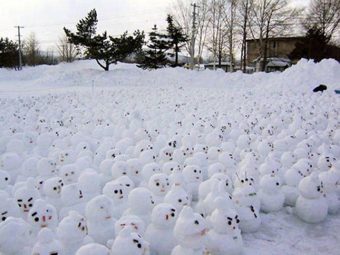 What It Looks Like When A Snowman Becomes A Work Of Art (50 pics)
