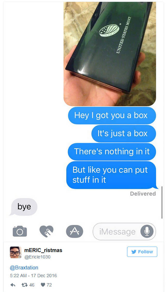 After This Guy Gave His Girl An Empty Box The Internet Reacted (13 pics)