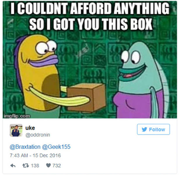 After This Guy Gave His Girl An Empty Box The Internet Reacted (13 pics)