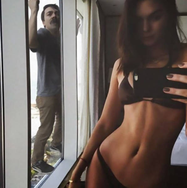 Guy Photoshops Himself Into Hilarious Photos With Kendall Jenner (60 pics)