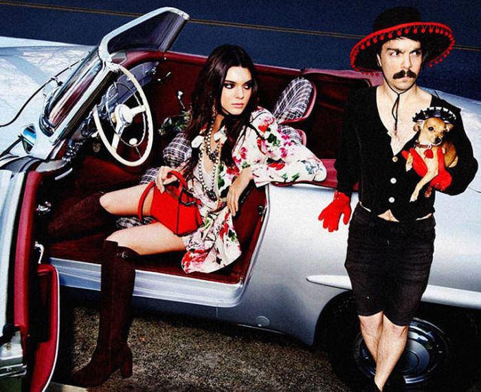 Guy Photoshops Himself Into Hilarious Photos With Kendall Jenner (60 pics)