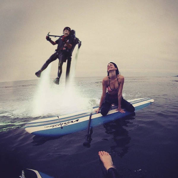 Guy Photoshops Himself Into Hilarious Photos With Kendall Jenner (60 pics)