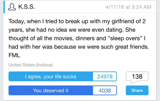 FML Stories That Will Show You How Awkward Life Can Get (29 pics)