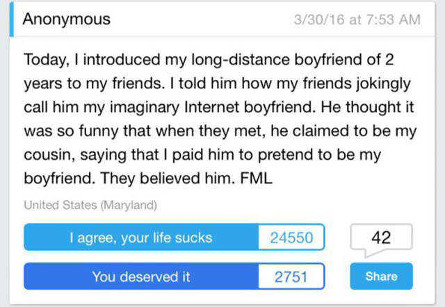 FML Stories That Will Show You How Awkward Life Can Get (29 pics)