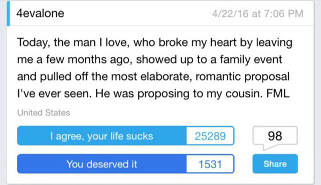 FML Stories That Will Show You How Awkward Life Can Get (29 pics)