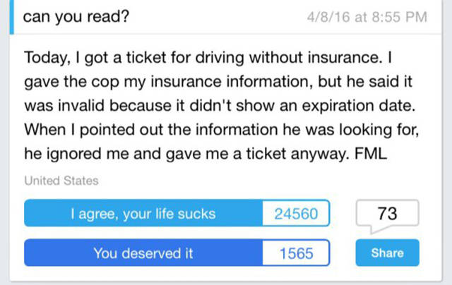 FML Stories That Will Show You How Awkward Life Can Get (29 pics)