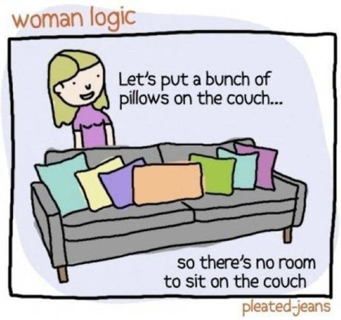 Women's Logic Is An Infinite Subject For Men To Explore (36 pics)