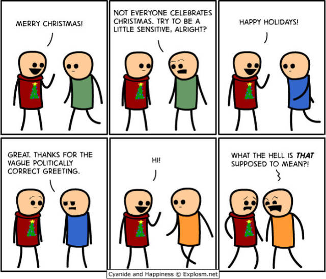Hilarious And Awkward Cyanide And Happiness Christmas Comics (38 pics)