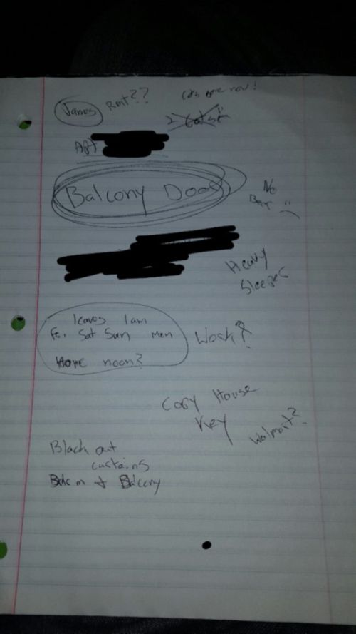 Man Reveals Creepy Notebook He Found In His Home (5 pics)