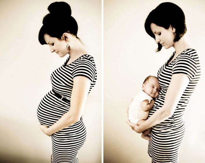 Before And After Pregnancy Photos Will Warm Your Heart (35 pics)