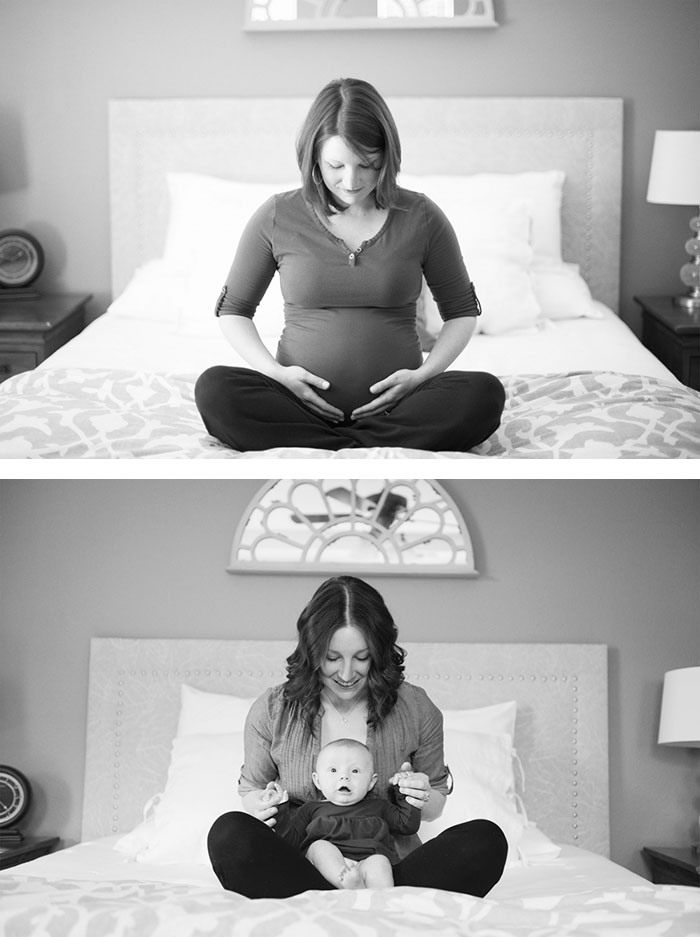 Before And After Pregnancy Photos Will Warm Your Heart (35 pics)