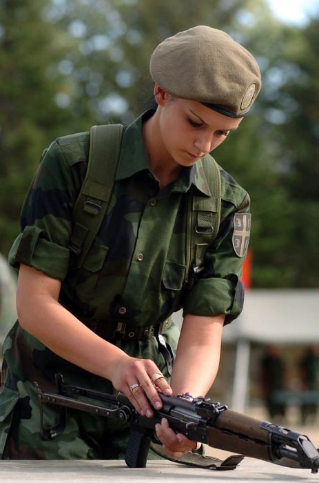 serbian women army