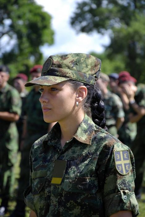 serbian women army