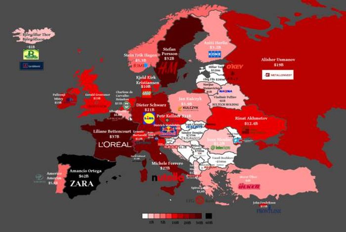 European Country Comparisons That Reveal Interesting Info About Europe (27 pics)