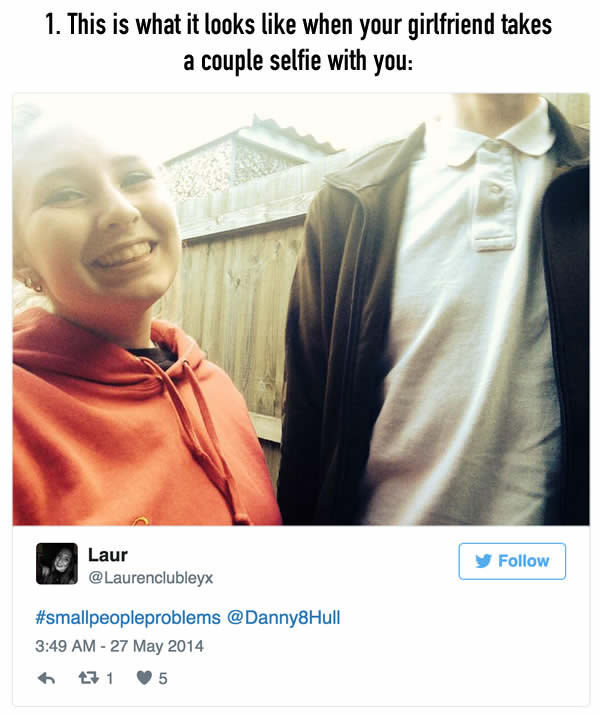 21 Moments That Guys With Short Girlfriends Will Relate To (21 pics)