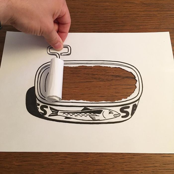 Illustrator Brings His Cartoons To Life With Clever 3D Tricks (30 pics)