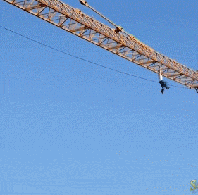 Daring People Who Showed No Fear While Cheating Death (15 gifs)