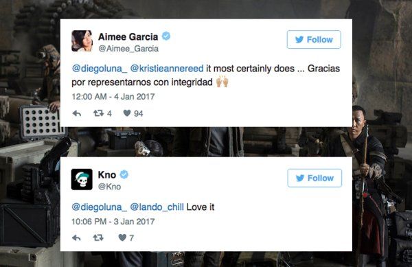 Rogue One Star Diego Luna Shares Fan's Touching Response To The Film (4 pics)