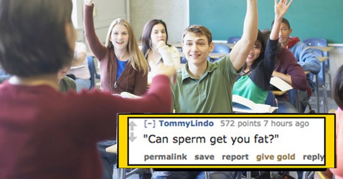 Hilarious Things Kids Asked During Sex-Ed (13 pics)