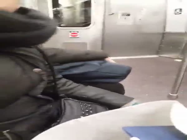 Woman Goes Off On Lady For Falling Asleep On Her On A NYC Train