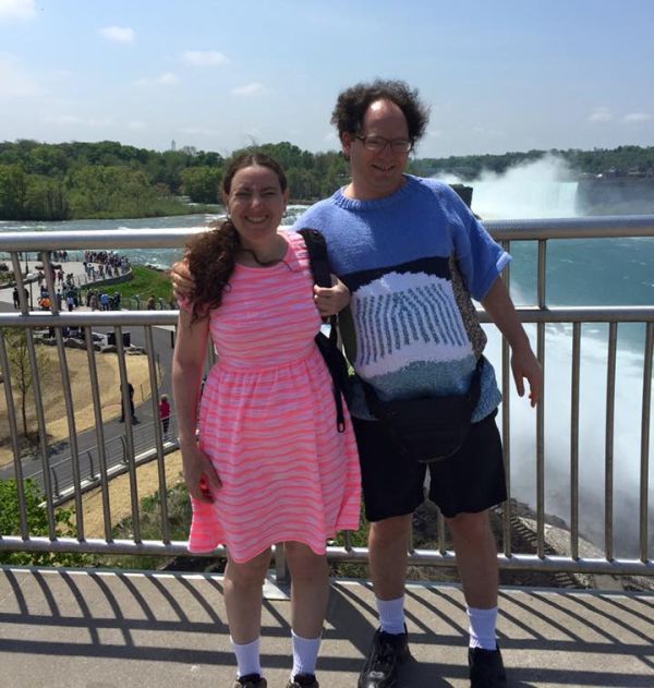 Guy Makes Sweaters Of Specific Places Then Wears Them To Those Places (24 pics)
