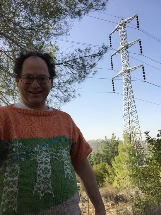 Guy Makes Sweaters Of Specific Places Then Wears Them To Those Places (24 pics)