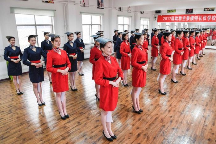 How To Become A Flight Attendant In China (8 pics)