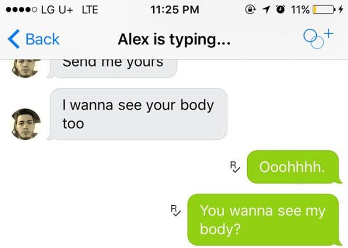Girl Sends Best Response Ever After Guy Asks For Nudes (4 pics)