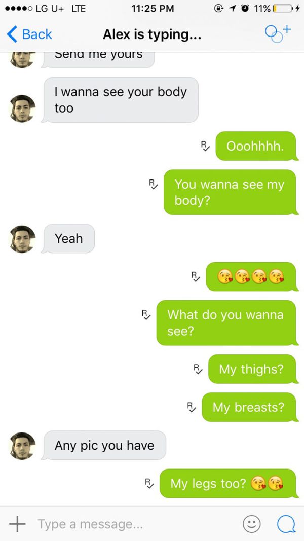 Girl Sends Best Response Ever After Guy Asks For Nudes (4 pics)