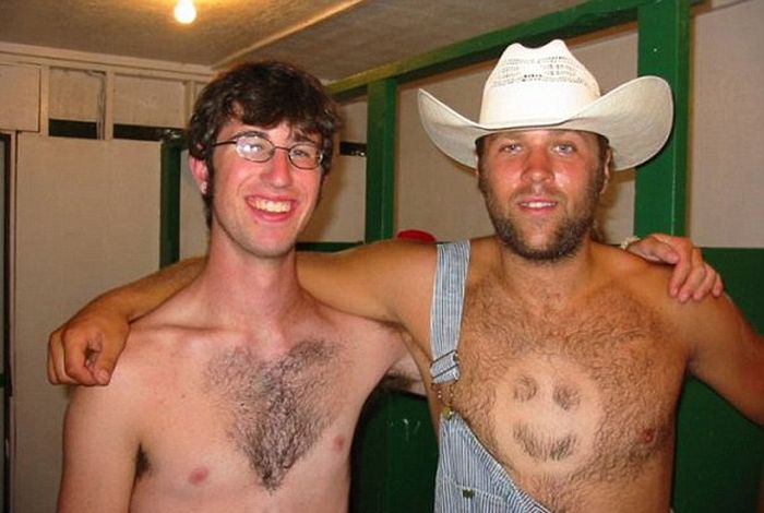 Clever Men Get Creative With Their Body Hair (16 pics)