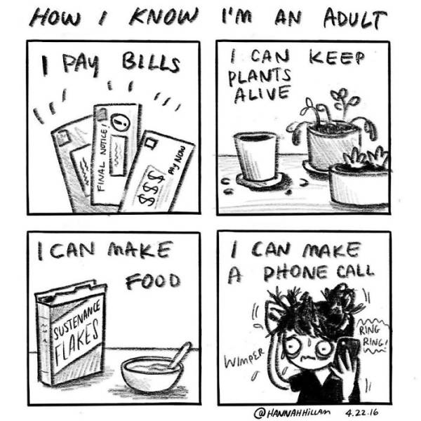 Hilarious Cartoons That Capture The Experience Of Becoming An Adult (50 pics)