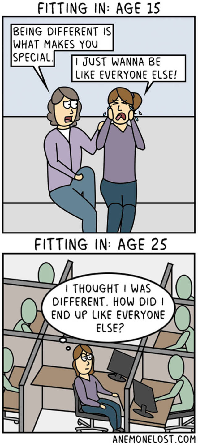 Hilarious Cartoons That Capture The Experience Of Becoming An Adult 50