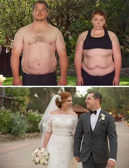 The Couple That Loses Weight Together Stays Together (20 pics)