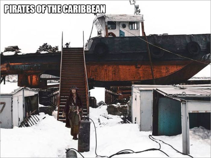 If Famous Movies Were Filmed In Russia (15 pics)